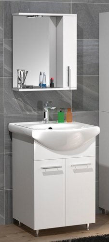 VCM Waschplatz-Set »Lisalo«, 3-tlg., weiß - weiss