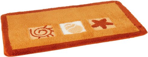 KLEINE WOLKE Badteppich »Beach«, LxBxH: 100x60x2 cm - braun