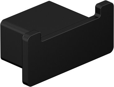 Chris Bergen Doppelter Handtuchhaken „Amira", schwarz matt