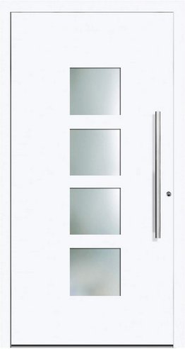 KNOCK Aluminium-Haustür »PHUKET«, weiß - weiss