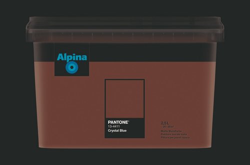 ALPINA Wandfarbe »PANTONE«, Crystal Blue, matt, 2,5 l - blau