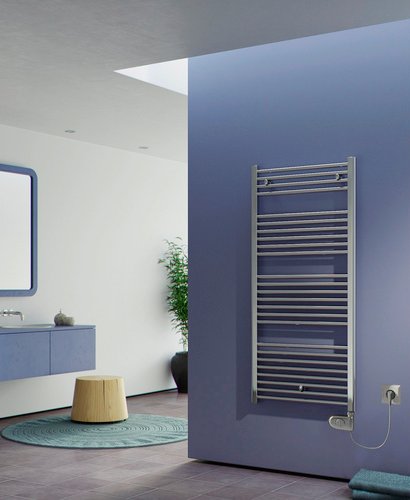 XIMAX Handtuchwärmer »C1«, Anschluss: elektrisch, Typ 3 - silberfarben