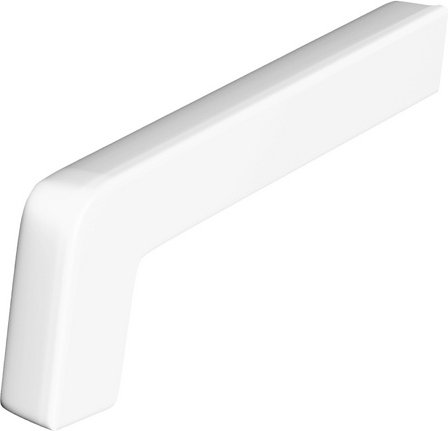 SAREI Seitenteil Fensterblech, 58 x 90 x 15 mm, Weiß, PVC - weiss
