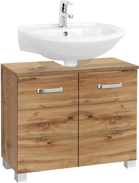 HELD MÖBEL Waschbeckenunterschrank »Bologna«, BxHxT: 70 x 54 x 35 cm - bunt