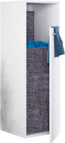 VCM Wäscheschrank »Klidas«, BxHxT: 40 x 110 x 39 cm, Holzwerkstoff - weiss