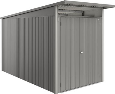 Thumbnail - BIOHORT Gerätehaus »AvantGarde Eco«, BxHxT: 180 x 222 x 380 cm (Außenmaß), Gr. A4, quarzgrau-metallic,