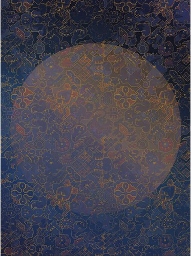 KOMAR Vliestapete »La Lune«, Breite 200 cm, seidenmatt - bunt