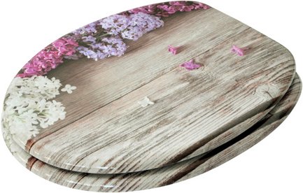 Sanilo WC-Sitz, BxL: 37,7 x 47 cm, Flieder - rosa