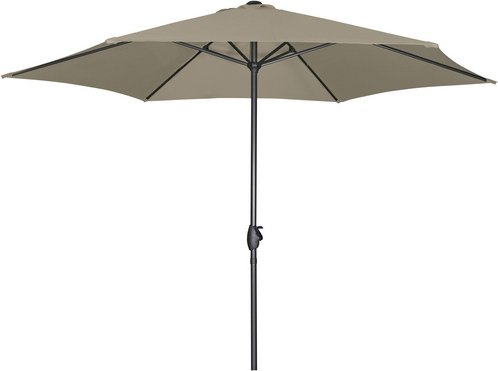 derby® Sonnenschirm »Basic Lift«, Ø: 300 cm - grau