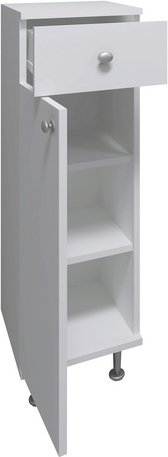 Thumbnail - VCM Midischrank »Nilosi«, BxHxL: 30 x 95 x 30 cm - weiss