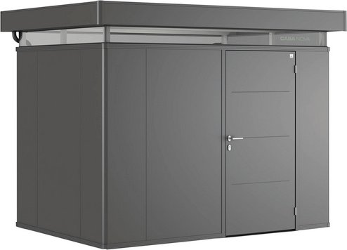 BIOHORT Gerätehaus »CasaNova«, BxHxT: 330 x 250 x 230 cm (Aufstellmaße), Stahl - grau