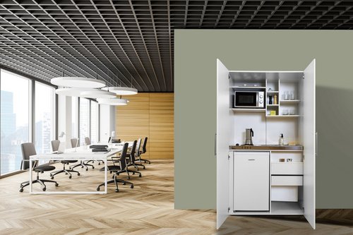 RESPEKTA Schrankküche »Peter«, mit E-Geräten, Gesamtbreite: 104 cm - weiss