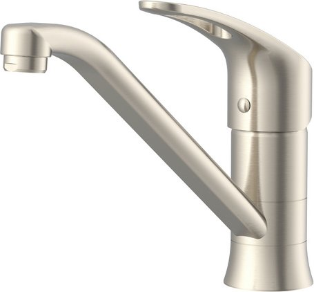 Küchenarmatur »KELA«, Messing, nickel-mattfarben - silberfarben