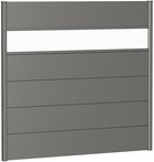 Thumbnail - BIOHORT Wandpaneel, Stahlblech, feuerverzinkt/lackiert - grau