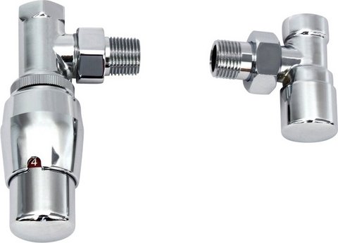 XIMAX Thermostat-Set »Royal«, BxHxL: 25 x 65 x 125 mm, chromfarben - silberfarben