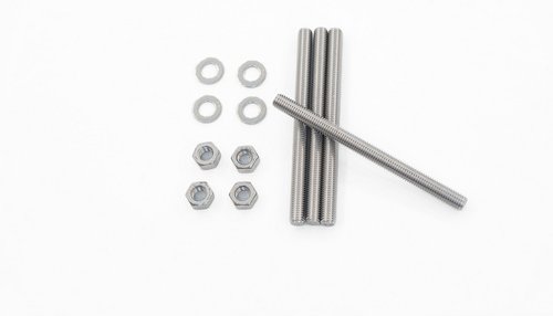 BIOHORT Ankerstangen-Set, L: 16 cm - silberfarben