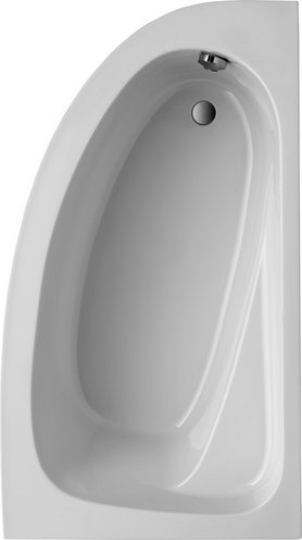 OTTOFOND Badewanne »Marina«, BxHxL: 90 x 42 x 160 cm, trapezförmig - weiss