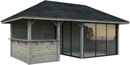 Thumbnail - PALMAKO Pavillon »Bianca Set 207 Slide«, BxHxT: 588 x 319 x 300 cm, Grau