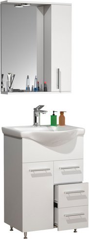 VCM Waschplatz-Set »Lisalo«, 3-tlg., weiß - weiss