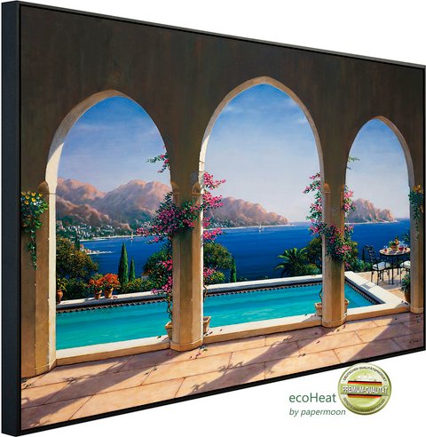 papermoon Infrarotheizung »EcoHeat - Bögen«, Matt-Effekt - bunt