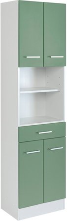 HELD MÖBEL Seitenschrank »Riga«, BxHxT: 50 x 190 x 35 cm - bunt
