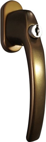 Meeth Fenstergriff, Metall - braun