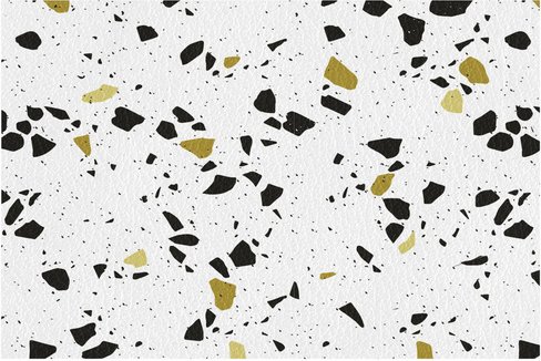 mySPOTTI Tischset »Terrazzo«, rechteckig, Kunstleder, weiß/grün/braun - bunt
