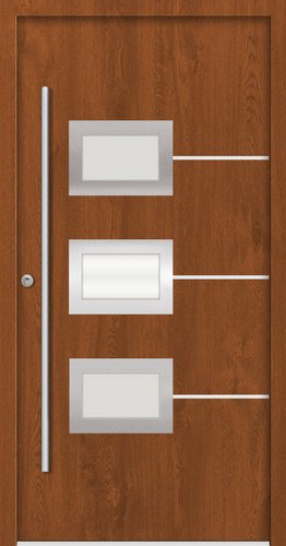 Splendoor Sicherheitshaustür »ATHEN Prime RC2«, Aluminium, in golden oak - braun