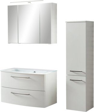 HELD MÖBEL Waschtisch-Set »STOCKHOLM«, 5-teilig - weiss