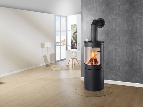 THERMIA Kaminofen »Xena Mini«, schwarz, Stahl, 7 kW