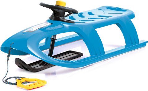 PROSPERPLAST Schlitten »Bullet Control«, Länge: 1025 mm, mit Zugband + Lenker - blau