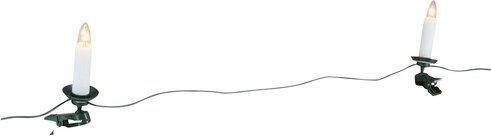 Konstsmide Lichterkette, warmweiß, Kabellänge: 17,6 m - weiss