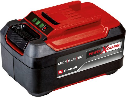 Thumbnail - EINHELL Akku, Power X-Change Plus, 5,2 Ah, 18 V, Lithium-Ionen, Rot | Schwarz