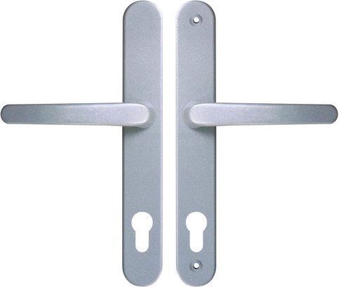 RORO Türdrücker »Compact«, für Mehrzweck- und Nebeneingangstüren, Aluminium - silberfarben