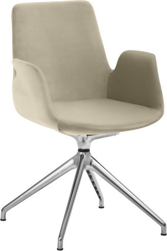 Mayer Sitzmöbel Sessel »2009«, BxHxL: 58 x 88 x 55 cm, Aluminium/Stoff - braun