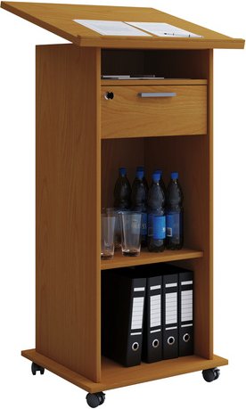 VCM Stehpult »Meeta«, BxHxL: 50 x 108,3 x 60 cm - braun