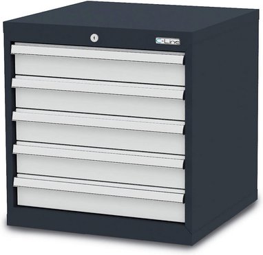 Thumbnail - Simplaflex Schubladenschrank, BxHxT: 60 x 62 x 57,5 cm - grau