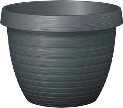 SCHEURICH Pflanzgefäß »Catania«, 40 x 30 cm (ØxH), Kunststoff, metallgrau