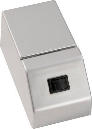 FACKELMANN Steckdose »FINN«, BxHxT: 6,5 x 6 x 12 cm - silberfarben