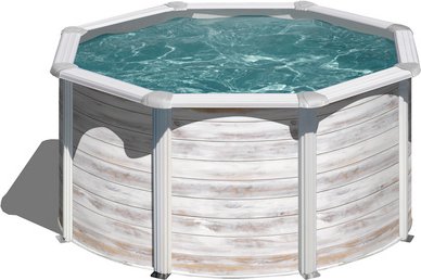 GRE Rundpool »NORDIC«, weiß, ØxH: 240 x 120 cm - weiss