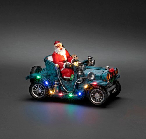 Konstsmide LED-Weihnachtsmann, Batteriebetrieb, bunt