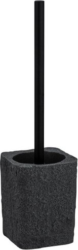 WENKO WC-Garnitur »Villata«, Kunststoff, grau