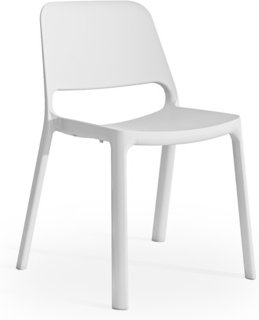 Thumbnail - Mayer Sitzmöbel Stapelstuhl »2050«, BxL: 55 x 51 cm, Kunststoff - weiss