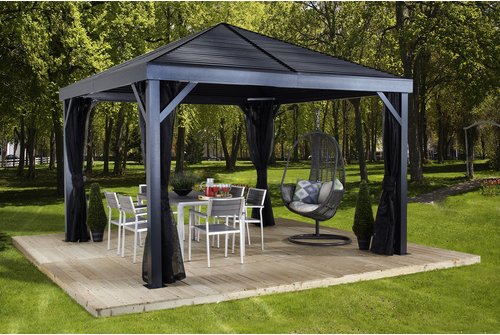 SOJAG Pavillon, BxHxT: 363 x 310 x 363 cm