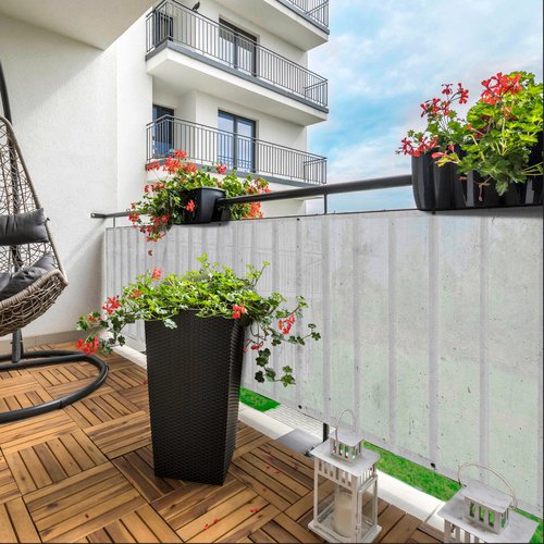 mySPOTTI Sichtschutz, BxH: 500 x 65 cm, beige