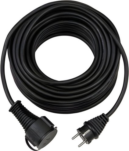 brennenstuhl® Verlängerungskabel, Kabellänge: 25 m - schwarz