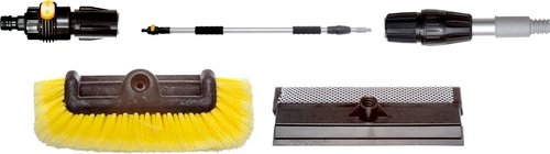 Yachticon Bürste, silberfarben/gelb, Aluminium