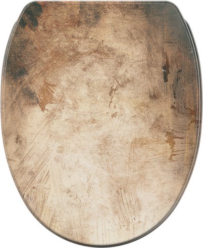 Sanilo WC-Sitz »Canvas«, mit Schnellverschluss Canvas, Braun, Oval