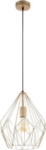 EGLO Pendelleuchte »CARLTON«, E27, ohne Leuchtmittel - goldfarben