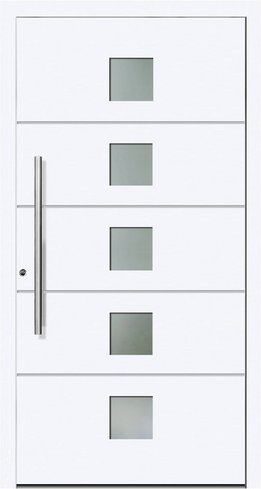 KNOCK Aluminium-Haustür »HELSINKI«, weiß - weiss
